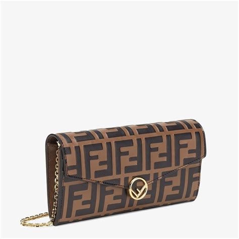 fendi fan pin bag|Fendi leather wallet.